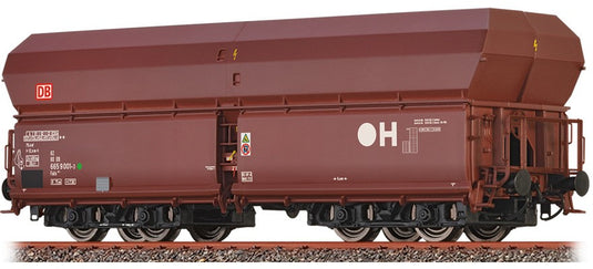 HOゲージ 鉄道模型 Brawa Bulk freight wagon Fals 186 of DB AG Era V DC