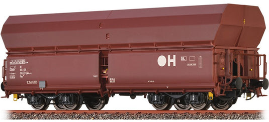 HOゲージ 鉄道模型 Brawa Bulk freight wagon Fals 186 of DB AG Era VI DC