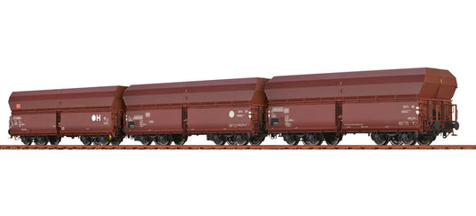 HOゲージ 鉄道模型 Brawa ブラワ DB Fads 175/Fals 175 貨車 3両セット Era IV DC