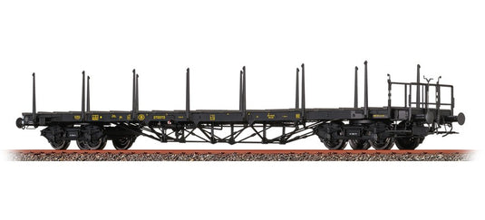 HOゲージ 鉄道模型 Brawa ブラワ DB SSlm16 ボギー平貨車 Era III DC