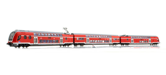 Nゲージ 鉄道模型 Brawa DB AG 3両編成 2階建て車両 Era VI Sound DCC DC