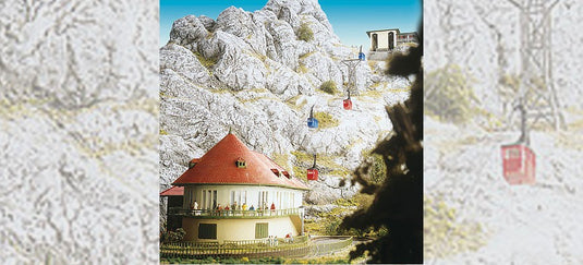 Nゲージ 鉄道模型 Brawa Cable car building kit for mountain and valley stations