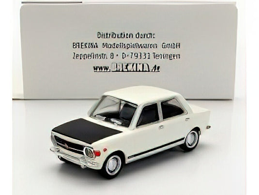 FIAT 128 1969 WHITE BLACK/BREKINA 1/87ミニカー