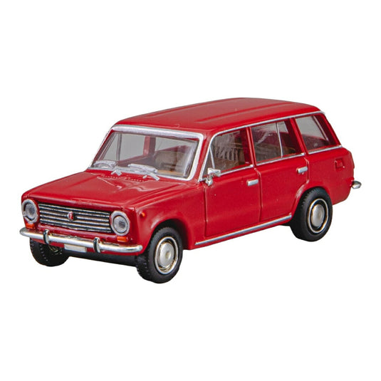 Lada VAZ-2102 Kombi レッド 組み立てプラモキット模型 カーモデル /Brekina 1/87