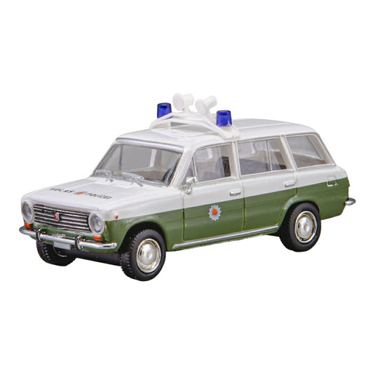 Lada VAZ-2102 Kombi 1971 Volkspolizei フォルクスポリツァイ 組み立てプラモキット模型 カーモデル /Brekina 1/87