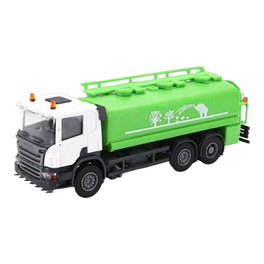 Scaniaスカニア P124.860 タンクローリー 1988 グリーン ホワイト / Brekina 1/87 ミニカー トラック模型