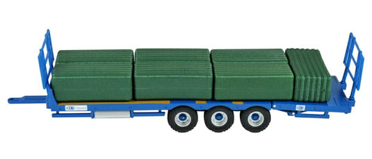 ACCESSORIESアクセサリー トレーラー ベールスローワゴン 乾草運搬車 ブルーウッド FARM TOYS / BRITAINS 1/32 ミニカー
