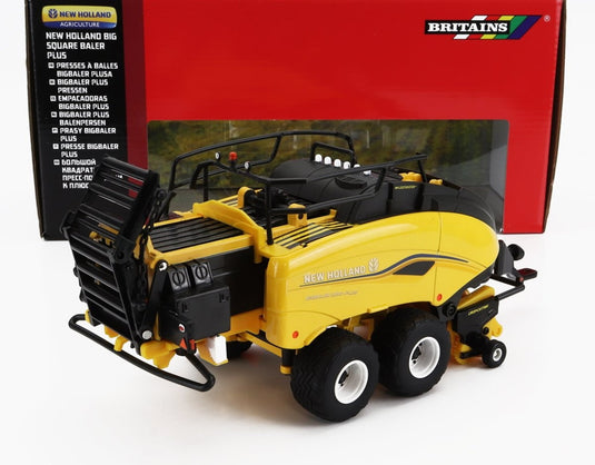 NEW HOLLANDニューホランド トレーラー ビッグスクエアベーラープラス イエローブラック FARM TOYS / BRITAINS 1/32 ミニカー