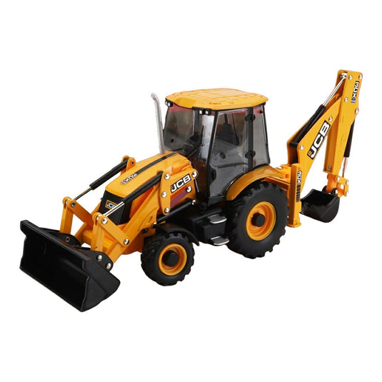 JCB 3CX PLUS バックホーローダー イエロー / BRITAINS 1/32 ミニカー 建設機械模型 工事車両