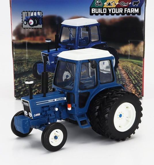 Fordフォード 7600 トラクター 1969 ブルー ホワイト / BRITAINS 1/32 ミニカー 農機模型