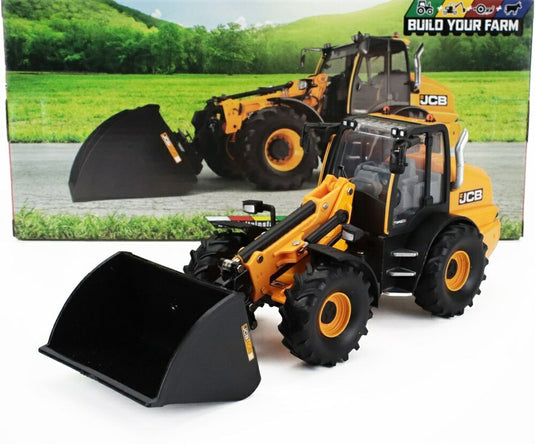 JCBジェーシービー TM4205 ホイールローダー トラクタースクレイパー イエローブラック MOVIMENTO TERRA / BRITAINS 1/32 ミニカー