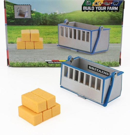 ACCESSORIESアクセサリーズ リンクボックス シルバーブルーイエロー FARM TOYS / BRITAINS 1/32 ミニカー