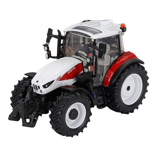 Steyrシュタイア 4120 PLUS トラクター 2020 ホワイト/レッド 農機玩具 / BRITAINS 1/32 ミニカー 農機模型