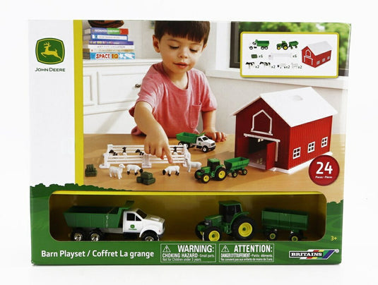 ACCESSORIESアクセサリーズ ファームトイセット トラクター トレーラー トラック グリーンホワイト FARM TOYS / BRITAINS 1/64 ミニカー