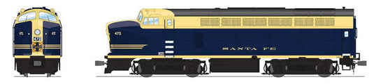 サンタフェ鉄道 Baldwin RF16A シャークノーズ Aユニット