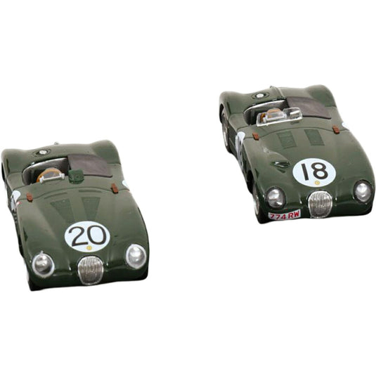 Jaguarジャガー C Type Cタイプ Winner優勝 24h Le Mansル・マン double set 1951/1953 / BRUMM 1/43 ミニカー