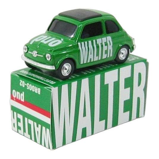 Fiatフィアット 500 ELECTION-DAY 2008 WALTER グリーン / BRUMM 1/43 ミニカー