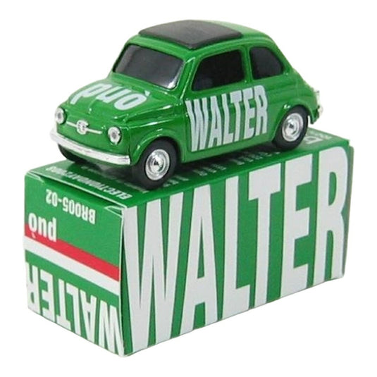 Fiatフィアット 500 ELECTION DAY 2008 WALTER グリーン / BRUMM 1/43 ミニカー