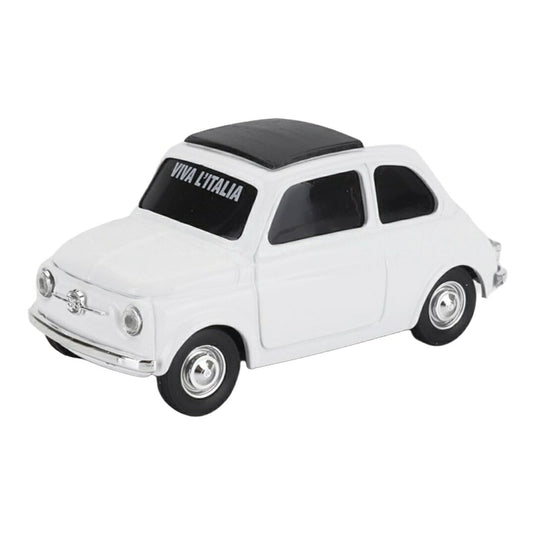 Fiatフィアット 500 1965 VIVA L'ITALIA ホワイト / BRUMM 1/43 ミニカー