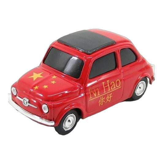 Fiatフィアット 500 Ni Hao 中国限定仕様 2018 レッド / BRUMM 1/43 ミニカー
