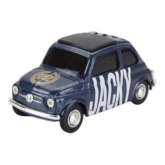 Fiatフィアット 500 80周年記念 Jacky Ickx 1965 ブルー / BRUMM 1/43 ミニカー