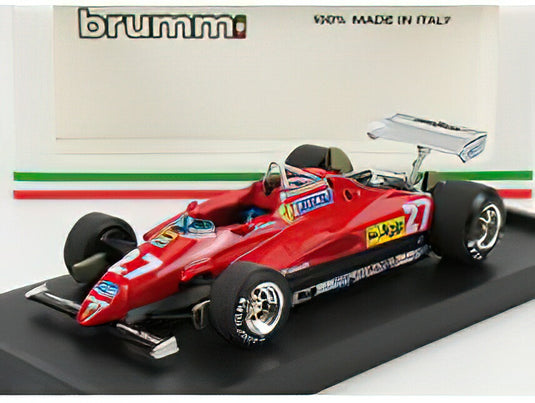 FERRARIフェラーリ F1 126 C2 ITALY GP 1982 N 27 PATRICK TAMBAY  RED/BRUMM 1/43ミニカー