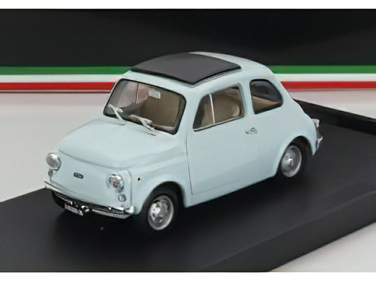 FIAT  500R TETTO CHIUSO 1972  AZZURRO CHIARO/BRUMM 1/43ミニカー