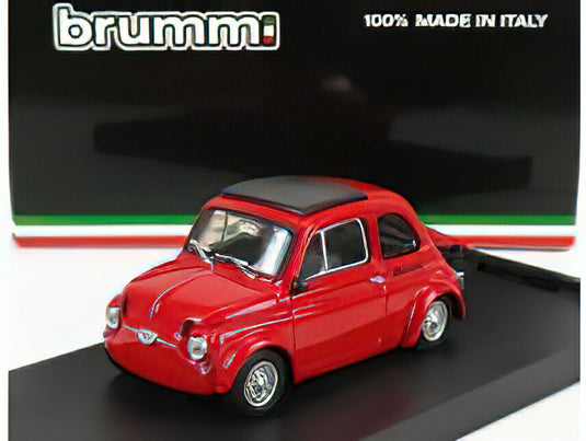FIAT  500 590GT N 0 GIANNINI VALLELUNGA 1969  RED/BRUMM 1/43ミニカー