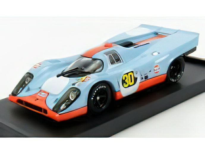 PORSCHEポルシェ  917K SCUDERIA JWA GULF N 30 WINNER 1000Km BUENOS AIRES 1971 JO SIFFERT  DEREK BELL  LIGHT BLUE ORANGE/BRUMM 1/43ミニカー