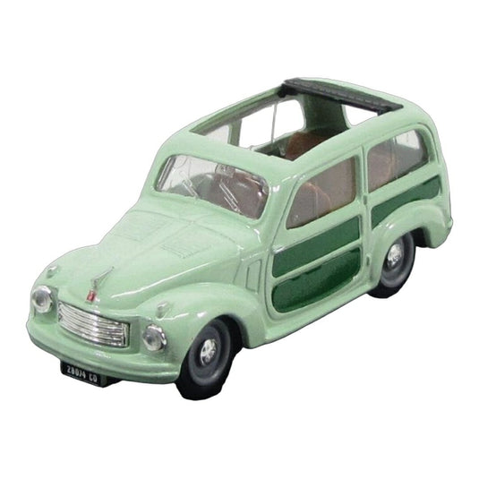 Fiatフィアット 500C ベルヴェデーレ オープン 1951 2トーン グリーン / BRUMM 1/43 ミニカー