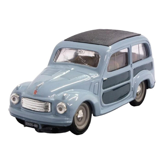 Fiatフィアット 500C ベルヴェデーレ クローズド 1951 アッシュアズール / BRUMM 1/43 ミニカー