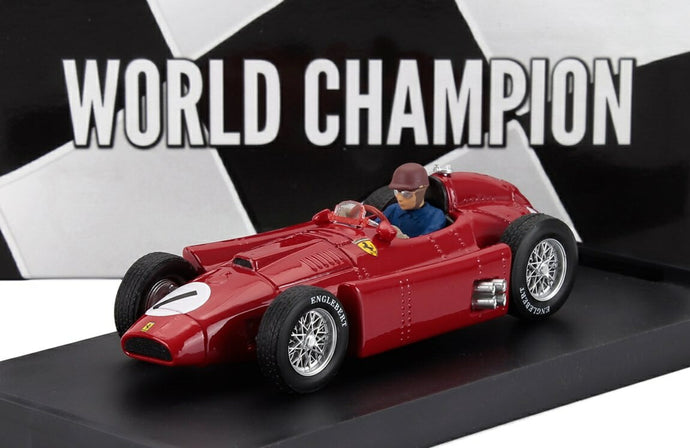 【予約】FERRARI F1 ランチア D50 #1 ワールドチャンピオン イギリスGP優勝 1956 ファン・マヌエル・ファンジオ ドライバーフィギュア付き レッド / BRUMM 1/43 ミニカー