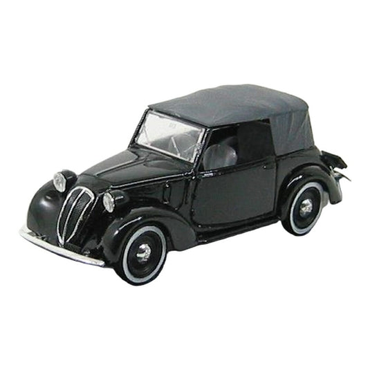 Fiatフィアット 508C 1100 カブリオレ 1937 クローズド ブラック / BRUMM 1/43 ミニカー