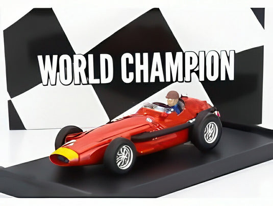 MASERATI F1 250F #1 ワールドチャンピオン ドイツGP 優勝 1957 ファン・マヌエル・ファンジオ ドライバーフィギュア付き レッド/ BRUMM 1/43 ミニカー