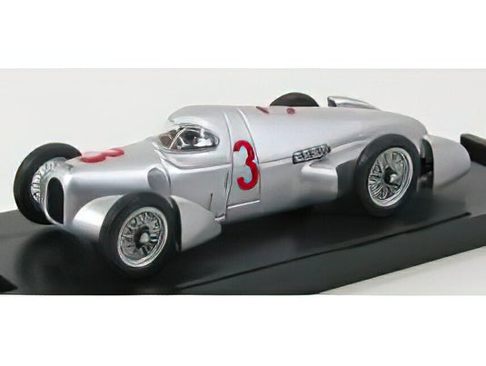 AUTO UNION - TYPE B N 3 REKORDWAGEN AVUS RENNEN 1935 B.ROSEMEYER - SILVER/BRUMM 1/43ミニカー