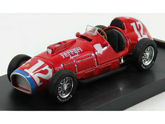 FERRARI - F1  375 INDIANAPOLIS N 12 ROOKIE TEST 1952 A.ASCARI - RED/BRUMM 1/43ミニカー