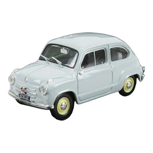 Fiatフィアット 600 ベルリーナ 1シリーズ 1955 ライトグレー / BRUMM 1/43 ミニカー