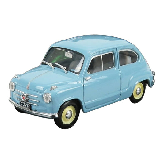 Fiatフィアット 600 ベルリーナ 1シリーズ 1955 ライトブルー / BRUMM 1/43 ミニカー