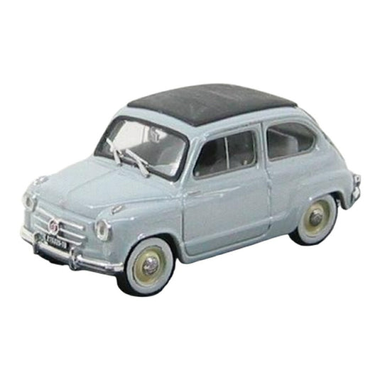 Fiatフィアット 600 1956 クローズドルーフ パールグレー / BRUMM 1/43 ミニカー