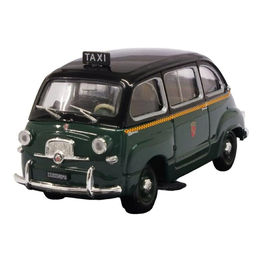 Fiatフィアット 600 Multipla マルチプラ Prima Serie タクシー ローマ 1956 グリーン / BRUMM 1/43 ミニカー