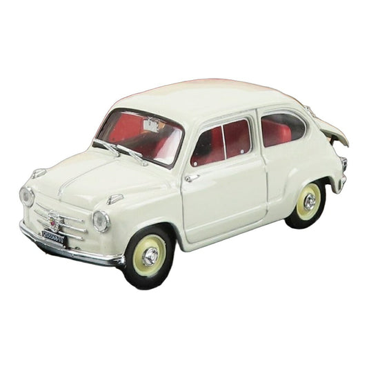 Fiatフィアット 600 Derivazione Abarthアバルト 750 1956 ライトグレー / BRUMM 1/43 ミニカー