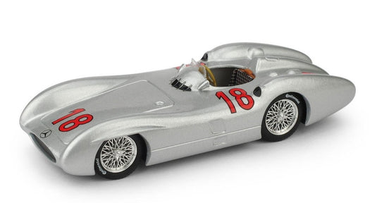 【予約】MERCEDES BENZ F1 W196C N18 ワールドチャンピオン 1954シーズン ファン・マヌエル・ファンジオ シルバー / BRUMM 1/43 ミニカー