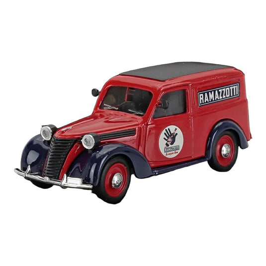 Fiatフィアット 1100E バン RAMAZZOTTI 1950 レッド/ブルー / BRUMM 1/43 ミニカー