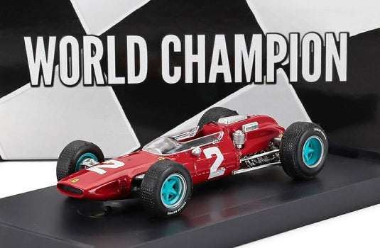 【予約】2026年発売予定FERRARI F1 158 #2 ワールドチャンピオン イタリアGP優勝 1964 ジョン・サーティース レッド / BRUMM 1/43 ミニカー