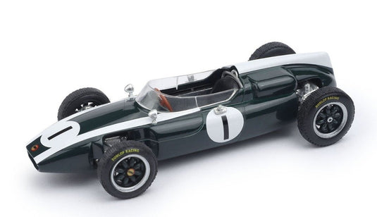 【予約】COOPER F1 T53 N1 ワールドチャンピオン イギリスGP ウィナー 1960 ジャック・ブラバム グリーン / BRUMM 1/43 ミニカー