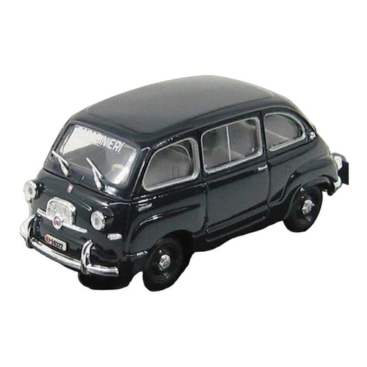 Fiatフィアット 600 Multipla カラビニエリ 警察車両 1956 ブラック / BRUMM 1/43 ミニカー