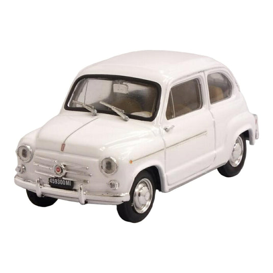 Fiatフィアット 600D ベルリーナ 1960 ホワイト / BRUMM 1/43 ミニカー
