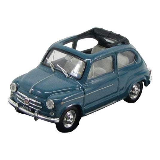 Fiatフィアット 600D トラスフォルマビレ アペルタ 1960 ブルー FIAT100周年記念 / BRUMM 1/43 ミニカー