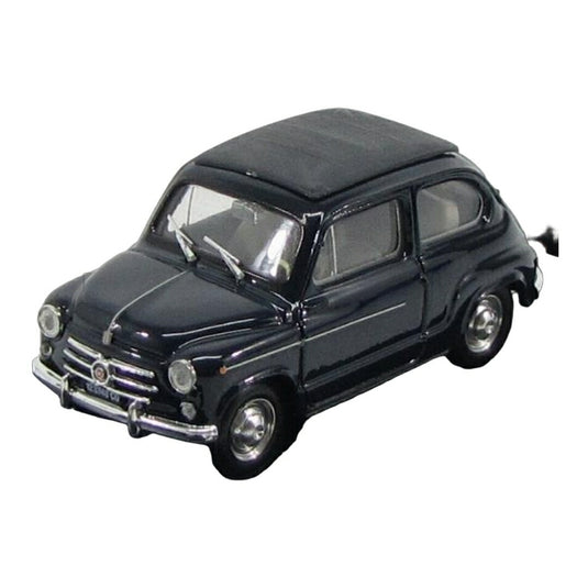 Fiatフィアット 600D トラスフォルマビレ 1960 ダークブルー FIAT100周年記念 / BRUMM 1/43 ミニカー