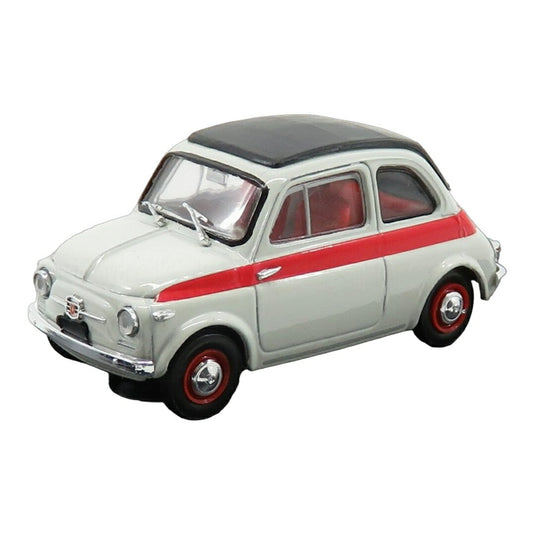Fiatフィアット 500 Nuova Sport Chiusa 1957 グレー / BRUMM 1/43 ミニカー